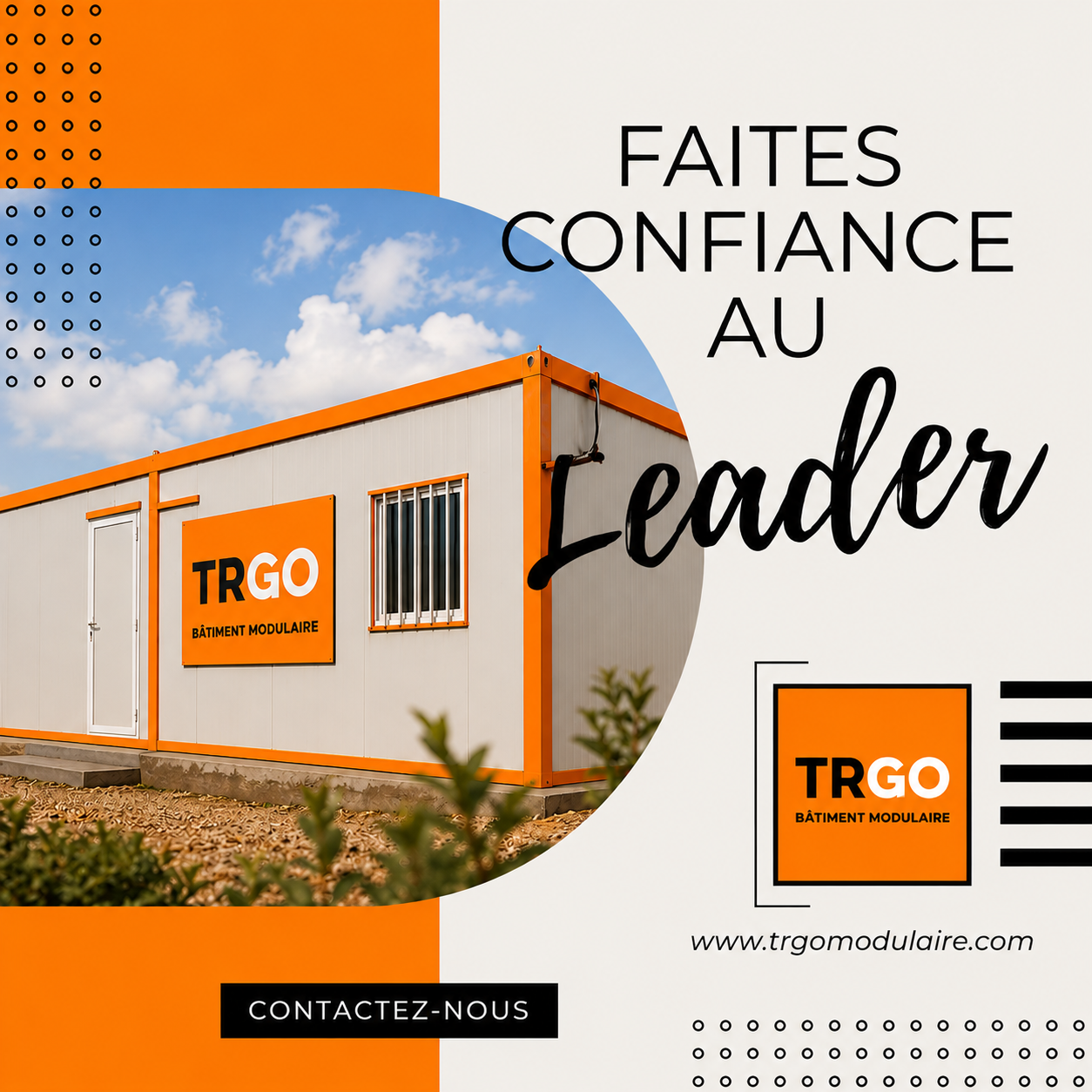 TRGO — Faites confiance au leader de la construction modulaire au Maroc
